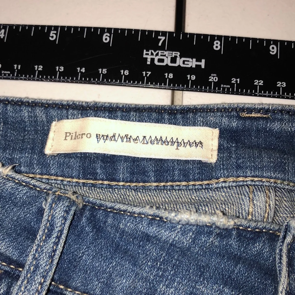 Pilcro and the Letterpress Blue Jeans with Gold Accents - Picture 7 of 15